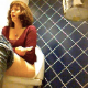 A hidden camera in a bathroom records an attractive woman taking a shit while sitting on a toilet. She wipes both sitting & standing. This is a particularly good voyeur video because we can see her facial expressions with audio. 112MB. About 9.5 minutes.